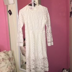 White Lace Dress